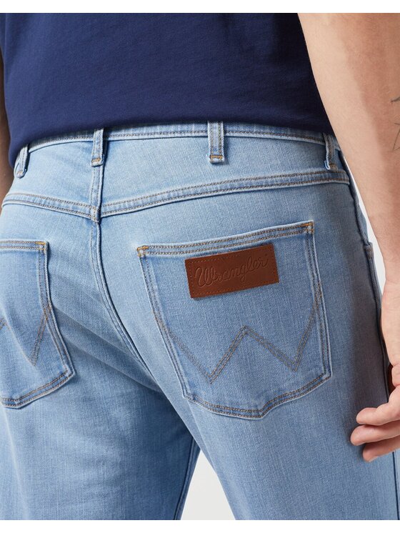 Wrangler Wrangler Jeansy REGULAR FIT Niebieski Straight Fit