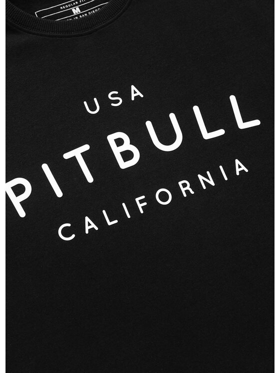 PITBULL PITBULL T-Shirt USA CAL Czarny Regular Fit