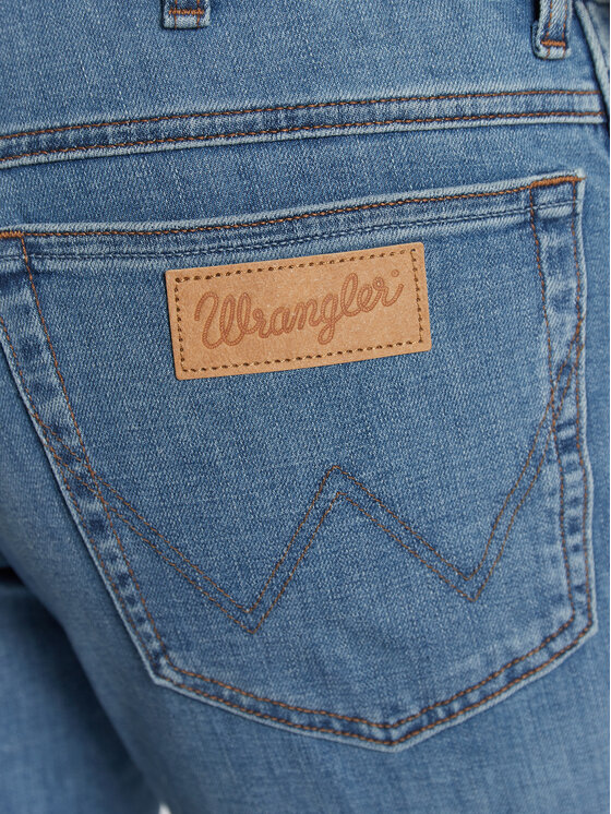 Wrangler Wrangler Jeansy Texas W12S7424J 112319197 Niebieski Authentic Slim Fit