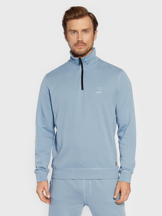 BOSS Boss Суитшърт Zetrust 50468926 Син Regular Fit