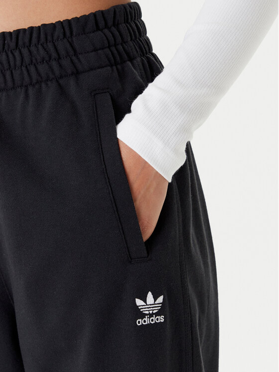 adidas adidas Spodnie dresowe Essentials French Terry IW0952 Czarny Loose Fit