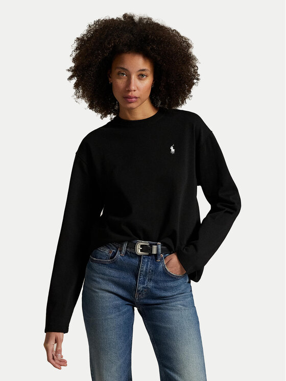 Polo Ralph Lauren Polo Ralph Lauren Bluză 211967105002 Negru Straight Fit