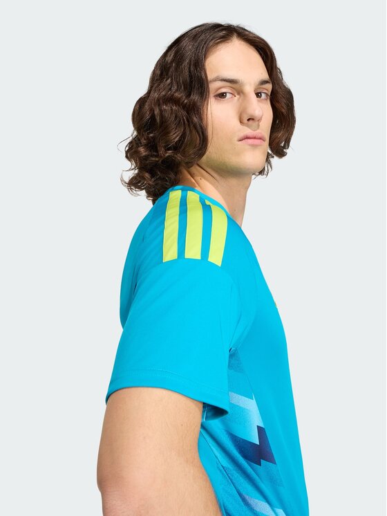 adidas adidas Koszulka techniczna Hiszpania Błękitny Slim Fit