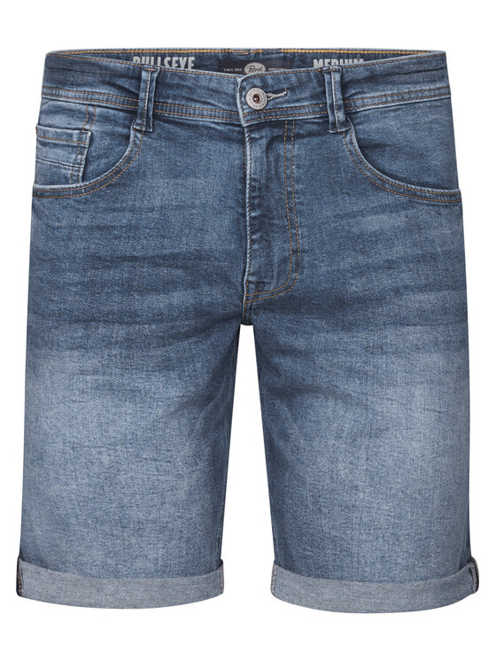 Petrol Industries Petrol Industries Pantaloni scurți de blugi M-1050-SHO002 Albastru Regular Fit