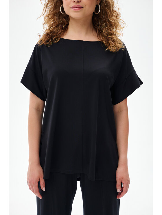 blue shadow blue shadow Tunika Elira Czarny Regular Fit