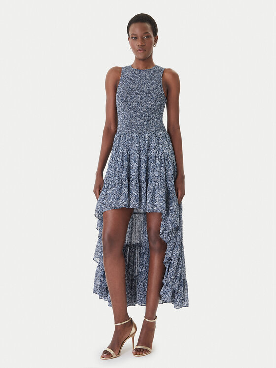 MICHAEL Michael Kors MICHAEL Michael Kors Літня сукня MS6836FKMN Cиній Regular Fit