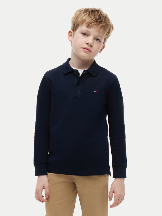 Tommy Hilfiger Tricou polo KB0KB09664 Bleumarin Regular Fit