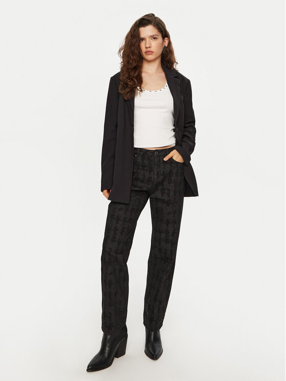 KARL LAGERFELD KARL LAGERFELD Jeansy A1W10015 Černá Relaxed Fit