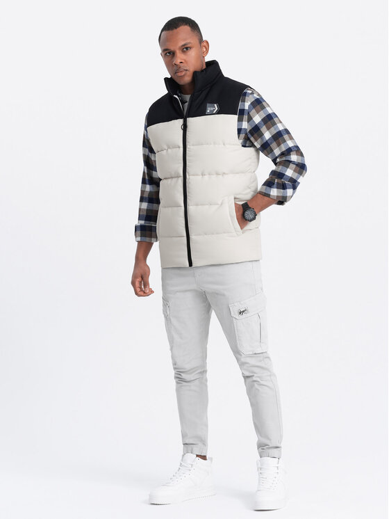 Ombre Ombre Vesta OM-JAVJ-0161 Béžová Regular Fit