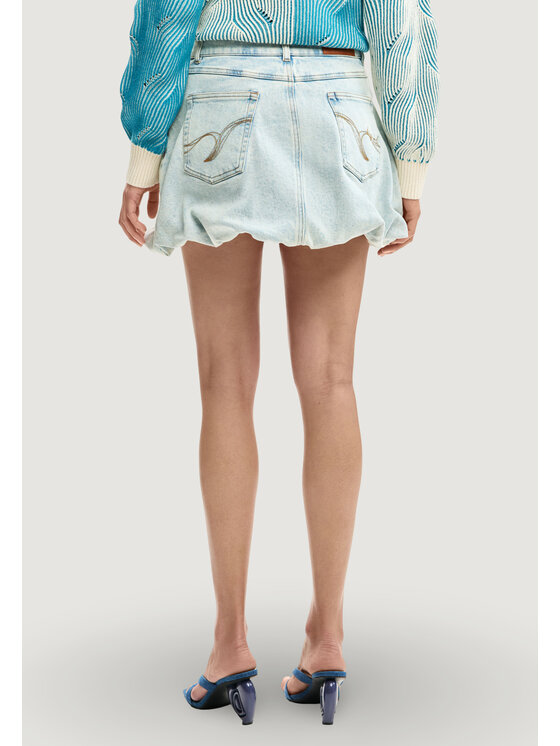 Desigual Desigual Miniseelik FAL_GLOBO Sinine Casual Fit