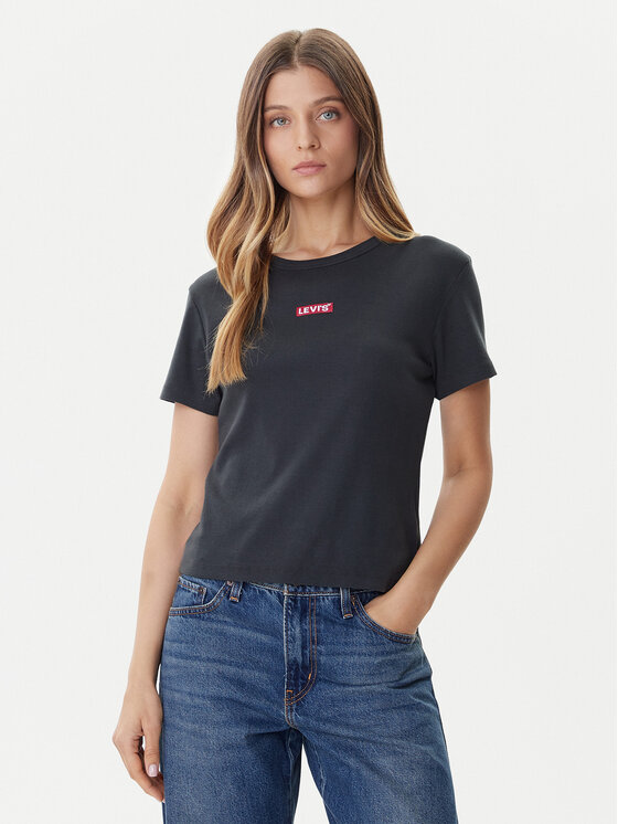 Levi's® Levi's® T-Shirt Rickie 001Z9-0008 Černá Slim Fit