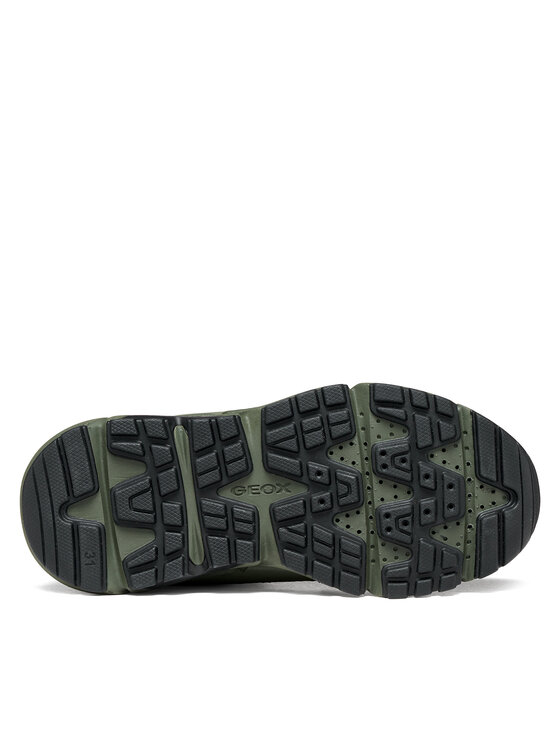 Geox Geox Auliniai batai J Flexyper Plus Boy B Abx J66LCF 0FUCE C0033 M Tamsiai žalia