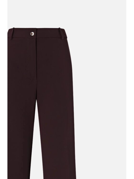 PINKO PINKO Παντελόνι υφασμάτινο Petalo Μπορντό Regular Fit
