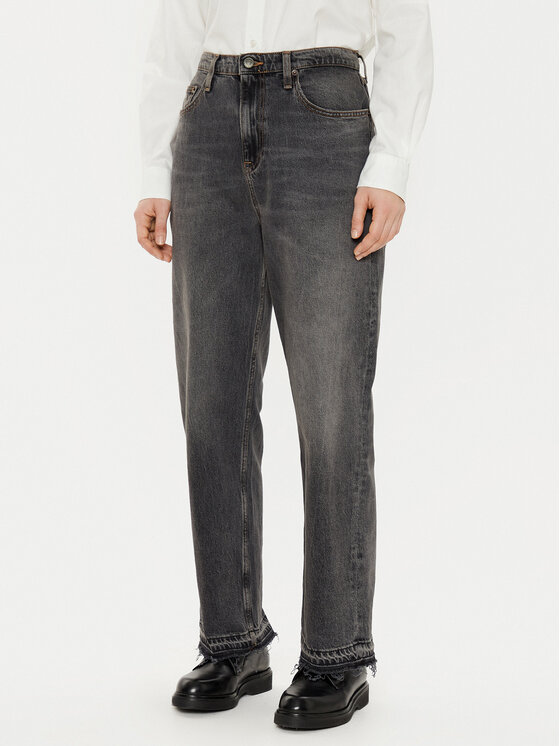 Tommy Jeans Tommy Jeans Blugi Layla DW0DW20169 Gri Slim Fit
