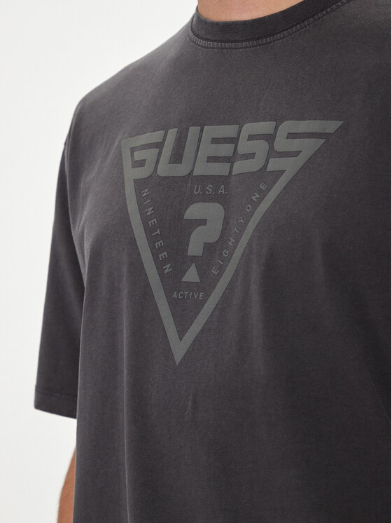 Guess Guess Majica Alino Z4YI00 I3Z14 Črna Oversize