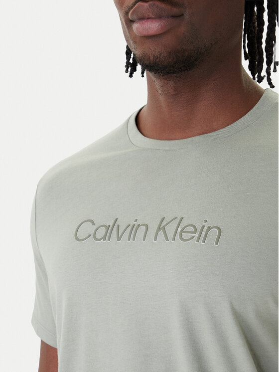 Calvin Klein Calvin Klein Tričko LV04LF809G Sivá Regular Fit