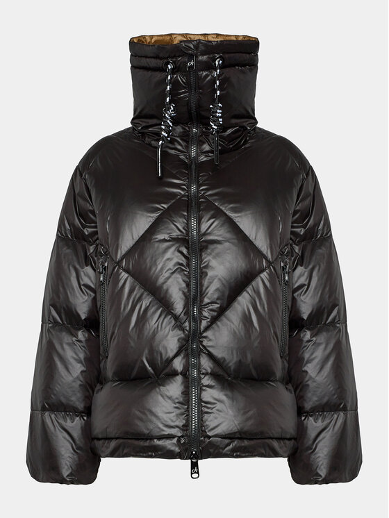 Deha Deha Kurtka puchowa D93581 Czarny Regular Fit