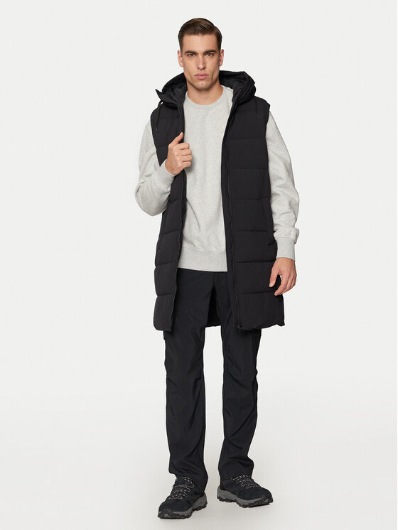 Halti Halti Γιλέκο Penger 065-0469 Μαύρο Relaxed Fit