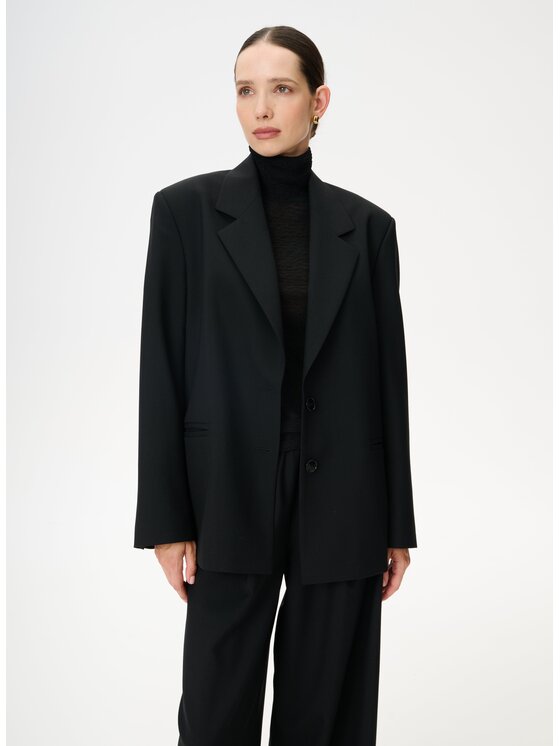 LEBRAND LEBRAND Marynarka Inez Czarny Regular Fit