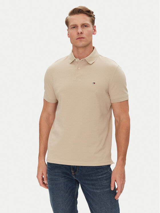 Tommy Hilfiger Tommy Hilfiger Polokošile 1985 MW0MW17770 Béžová Regular Fit