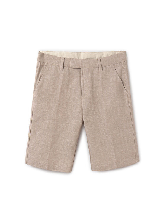 Mayoral Mayoral Pantaloncini di tessuto 6202 Beige Regular Fit