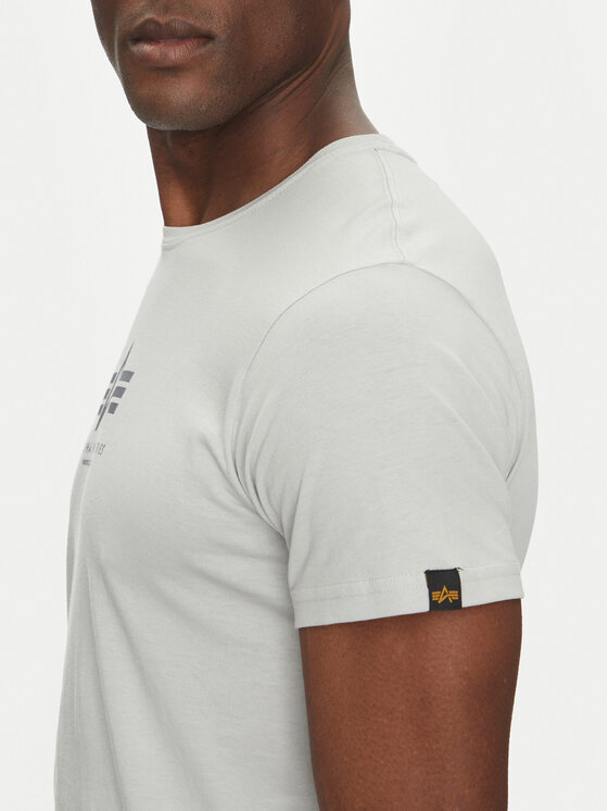 Alpha Industries Alpha Industries Тишърт Basic 118533 Сив Regular Fit