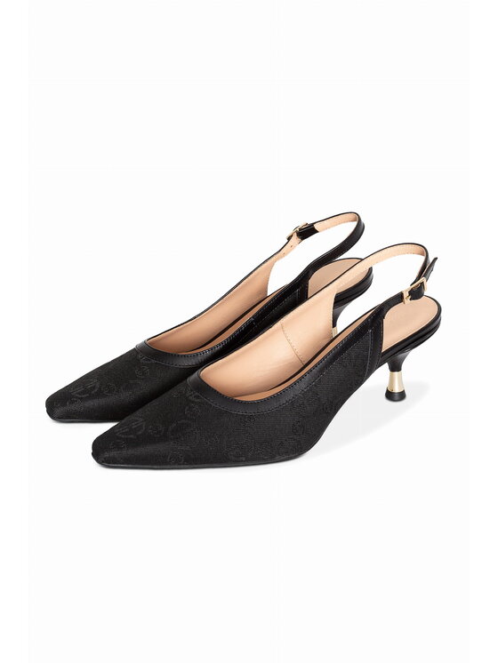 Magda Matyja Magda Matyja Półbuty Lexy Heels Black Czarny