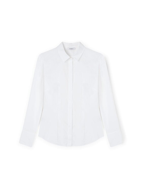 Motivi Motivi Camicia 5326Q800737N011 Bianco Regular Fit
