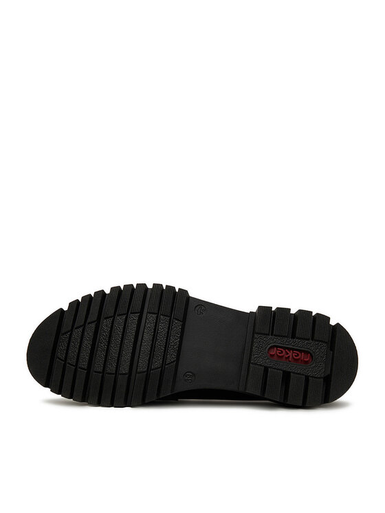 Rieker Rieker Loafersy 47550-00 Czarny