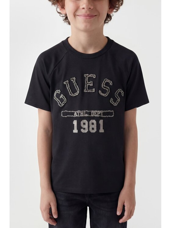 Guess Kids Guess Kids T-Shirt 181438 Černá Classic Fit