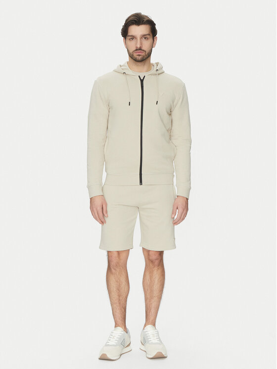 Guess Guess Mikina Z2YQ28 KAIJ1 Écru Regular Fit