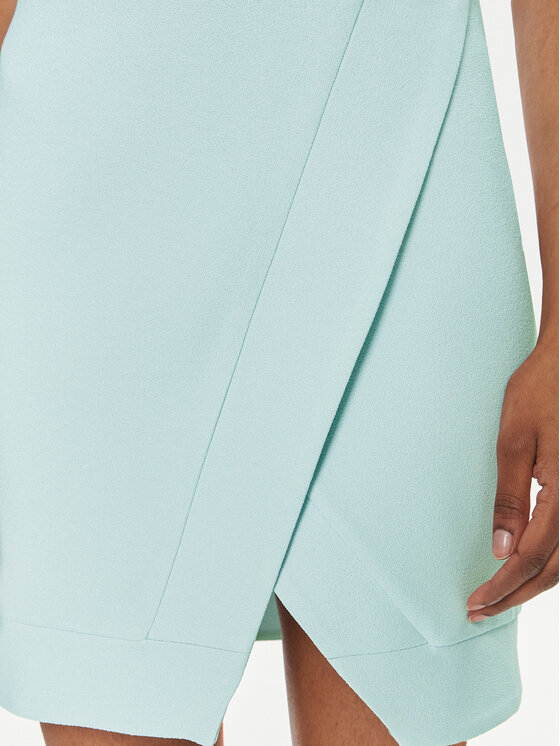 MVP Wardrobe MVP Wardrobe Trapecijos formos sijonas MVPE4GO135.0CP0037 Žydra Classic Fit