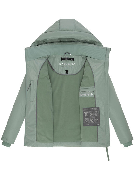 Navahoo Navahoo Kurtka zimowa Flüsterfee Zielony Regular Fit