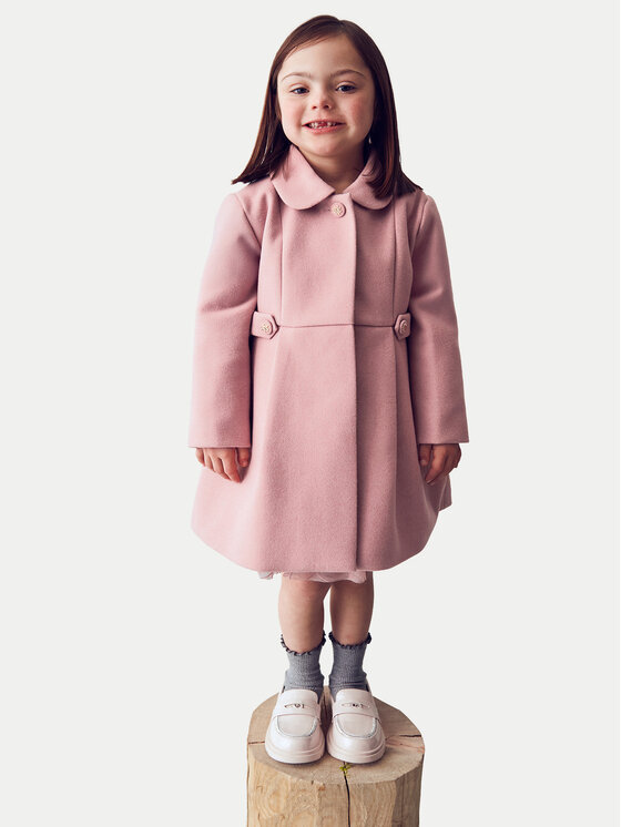 Mayoral Mayoral Cappotto di transizione 4440 Rosa Regular Fit