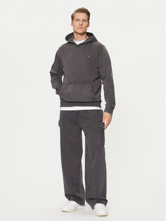 Guess Guess Μπλούζα M5RQ01 KC2B1 Γκρι Regular Fit
