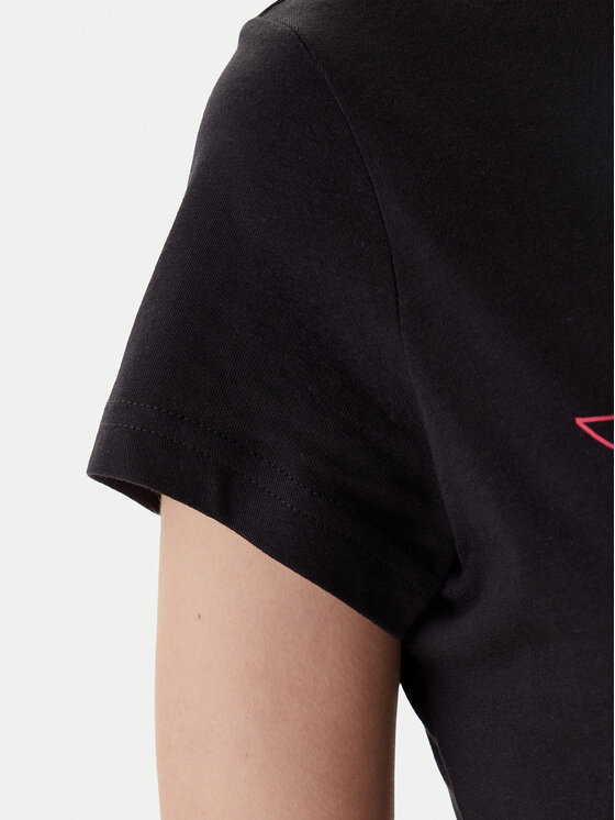 Mustang Mustang Тишърт Loa 1016753 Черен Slim Fit