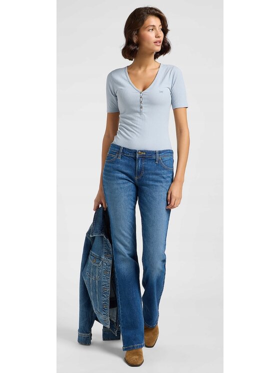 Lee Lee Jeansy Jessica Niebieski Bootcut Fit