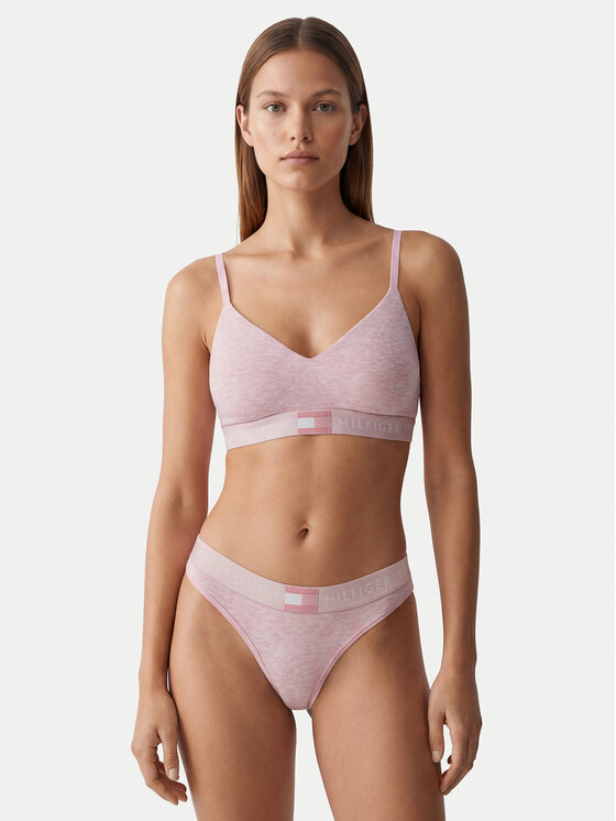 Tommy Hilfiger Tommy Hilfiger Grudnjak brallete UW0UW05715 Svijetlo roza