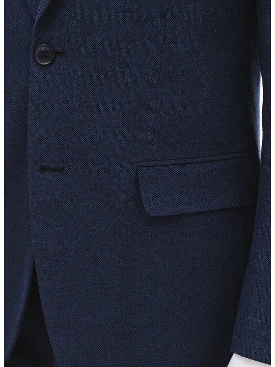 Pako Lorente Pako Lorente Marynarka P25SF-3G-021 Granatowy Slim Fit