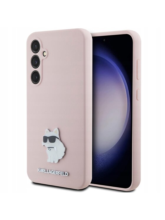 Etui na telefon KARL LAGERFELD, Różowe złoto, Silicone Choupette