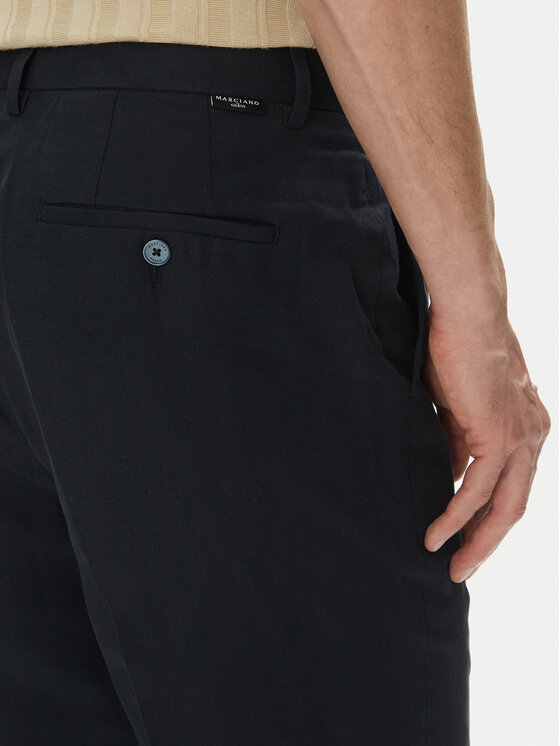 Liu Jo Liu Jo Pantaloni di tessuto QF4103 T2682 Blu scuro Regular Fit