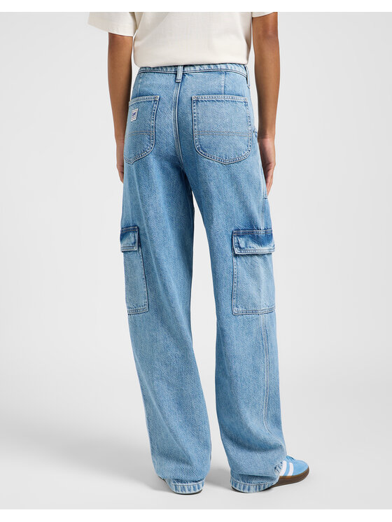 Lee Lee Jeansy CARGO Niebieski Cargo Fit