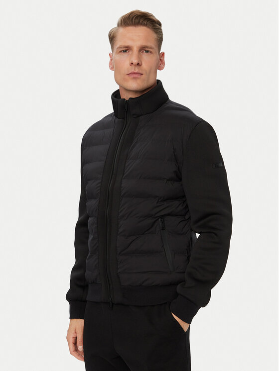 Guess Guess Демісезонна куртка Z6YL09 W3515 Чорний Regular Fit