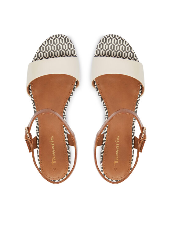 Tamaris Tamaris Sandály 1-28249-42 Écru