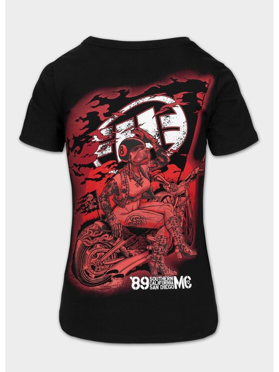 PITBULL PITBULL T-Shirt MC HEART Czarny Regular Fit