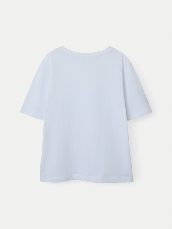 NAME IT NAME IT Majica Vobbo 13238968 Bela Loose Fit
