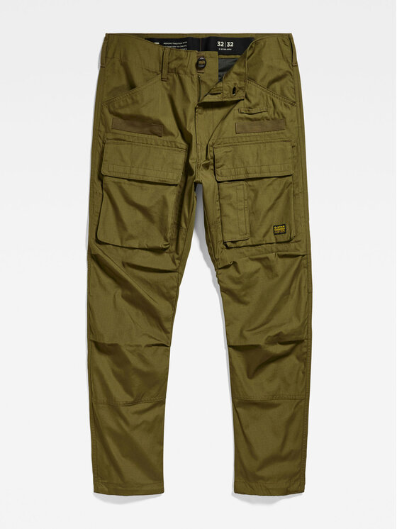 G-Star Raw G-Star Raw Hlače 3D D23636-D384-C744 Zelena Tapered Fit