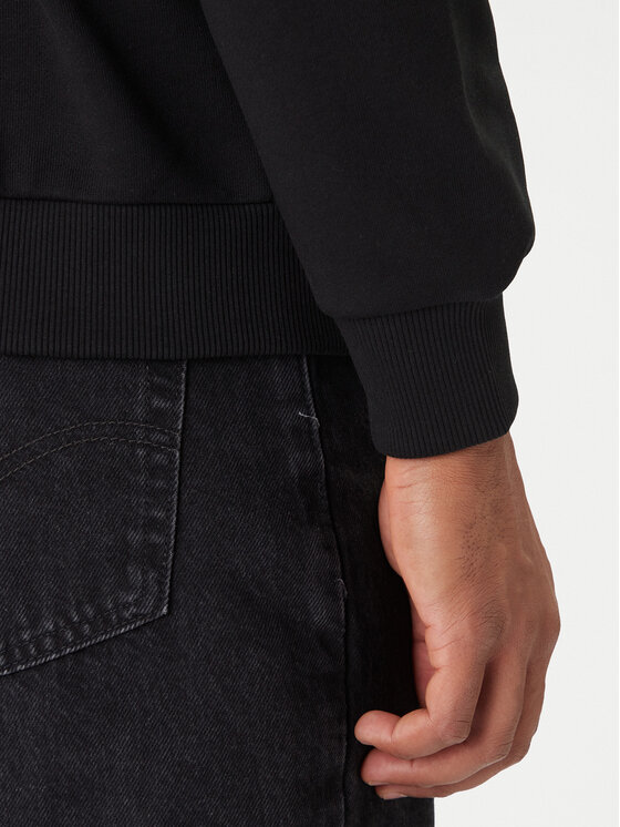 HUGO HUGO Pulóver Dubraxo 50557482 Fekete Relaxed Fit