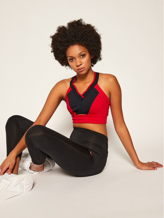 Tommy Sport Tommy Sport Soutien-gorge top Low Support S10S100660 Rouge