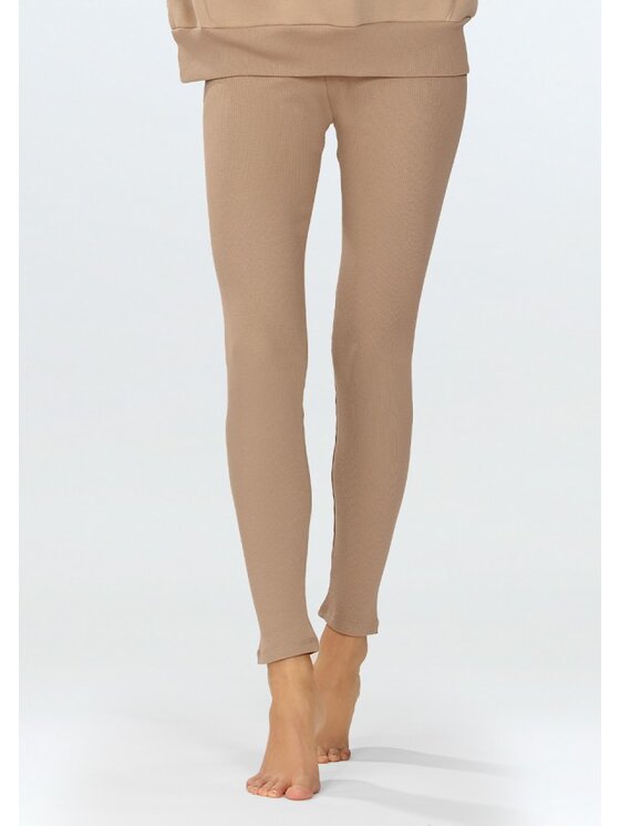 DKaren Sport DKaren Sport Legginsy Oseye Beżowy Classic Fit
